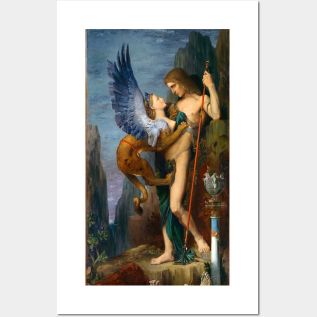 Oedipus and the Sphinx Wall Art by RandomGoodness